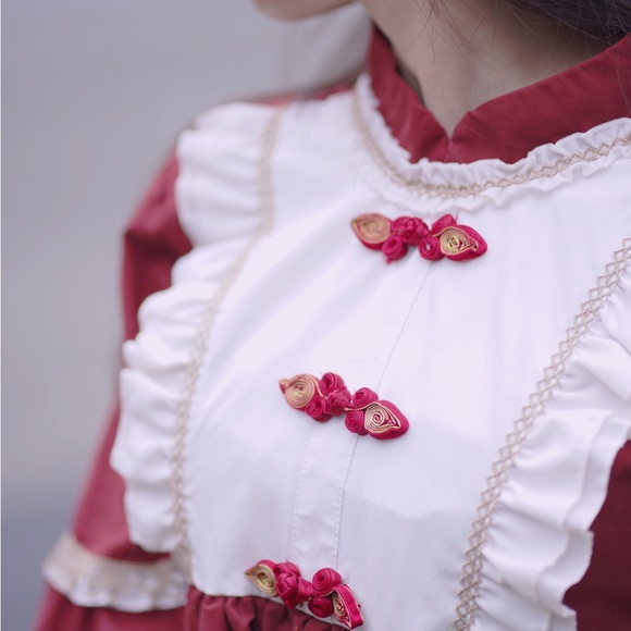 lolita red dress small - Picture 6 of 6